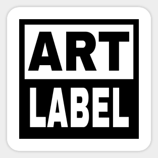 Art Label logo Sticker